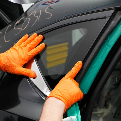 Auto Quarter Glass Removal Training at Area22 Training Centre in Maple Ontario