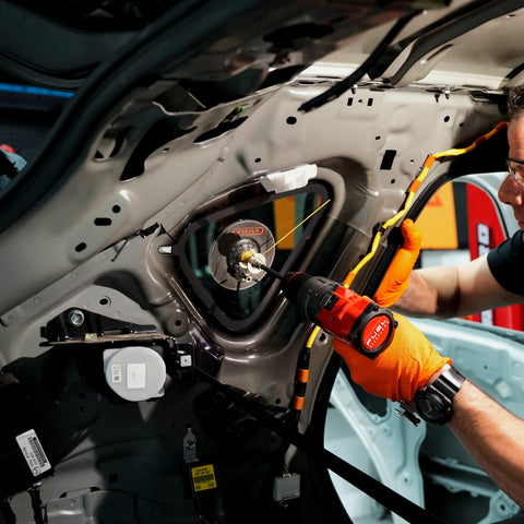 Auto Quarter Glass Replacement Training at Area22 Training Centre